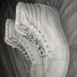 All Grey Sk8-Hi Vans